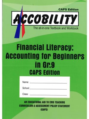 Accobility Financial Literacy Accounting for Beginners Grade 9 (Green)