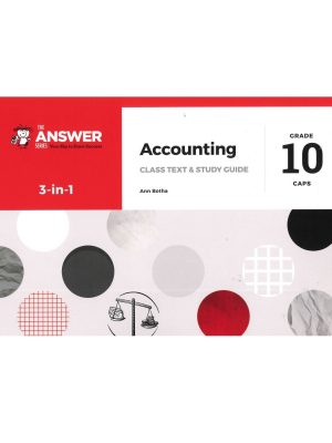 The Answer Series Grade 10 Accounting 3 in 1