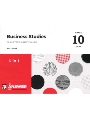 The Answer Series Grade 10 Business Studies 3 in 1