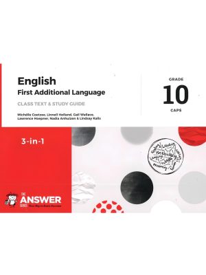 The Answer Series Grade 10 English First Additional 3 in 1