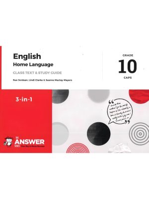The Answer Series Grade 10 English Home Language 3 in 1
