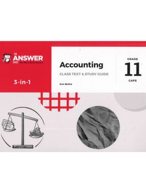 The Answer Series Grade 11 Accounting 3 in 1