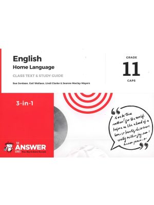 The Answer Series Grade 11 English Home Language 3 in 1