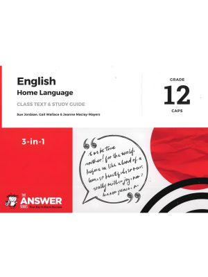 The Answer Series Grade 12 English Home Language 3 in 1
