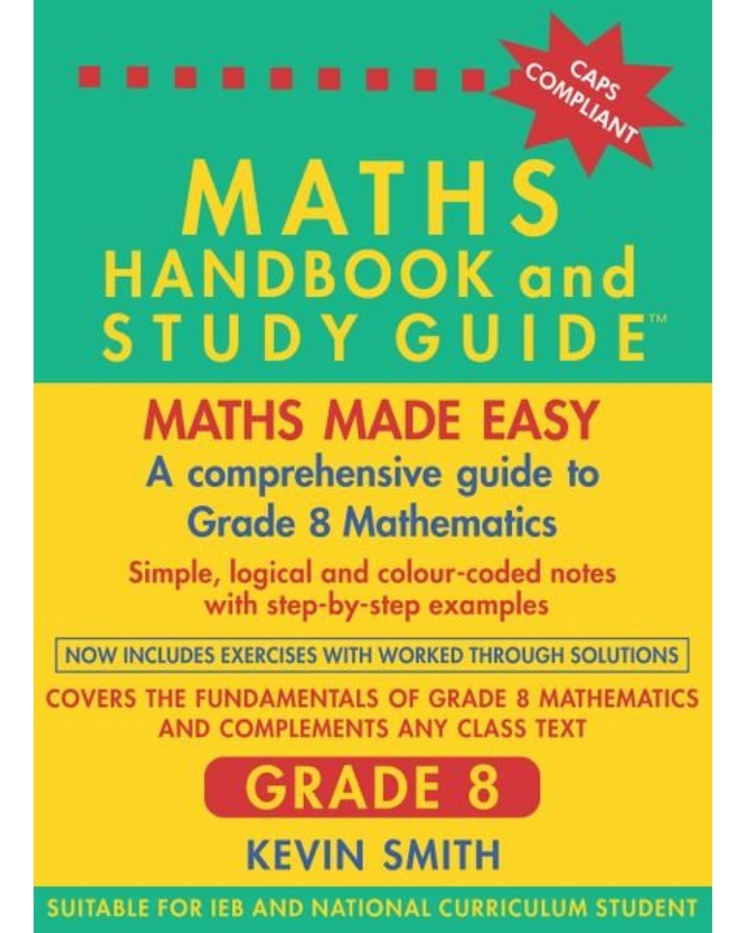 Berlut Mathematics Handbook & Study Guide - Grade 8