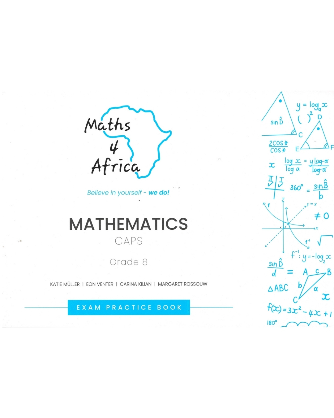 Maths 4 Africa Exam Practise Book Grade 8